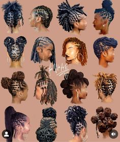 Styling Short Dreadlocks Black Women, Styling Locs For Wedding, Prom Hairstyles For Locs, Short Loc Hairstyles For Black Women, Updo Styles For Locs, Locs Hairstyles For Women Shoulder Length, Short Loc Styles For Women Locks, Styles For Short Locs For Women, Medium Size Locs Black Women