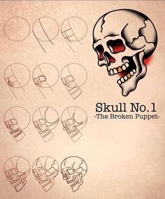 skull no 1 the broken puppet by skull - n01 on thread