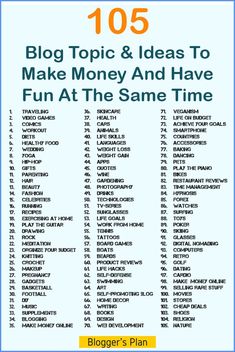 the top ten things to make money and have fun at the same time