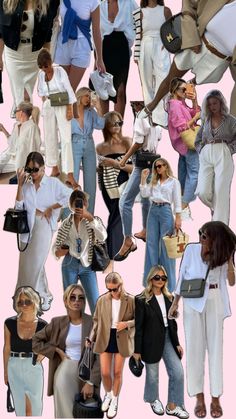 Some inspo for upcoming sumemr days and nights European Fashion Summer, Collage Outfits, Outfits Con Jeans, Looks Summer, European Summer Outfits, London Outfit, Euro Summer