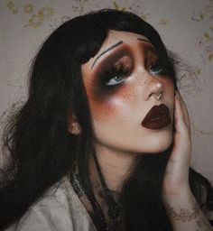 Goth Doll, Funky Makeup, Drag Make-up, Swag Makeup, Smink Inspiration, Cool Makeup Looks, Dope Makeup, Goth Makeup, Creative Eye Makeup