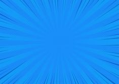 an abstract blue background with sunbursts in the center and halftoned edges