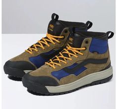 Vans Sneakers With Vibram Sole, Vans Ultra Range Exo, Vans High-top Hiking Sneakers, Vans Fade-resistant Sneakers For Streetwear, Vans Sk8-hi Gore-tex Mte-3, Vans Ultrarange, Hiking Boots, Exo, Athletic Shoes