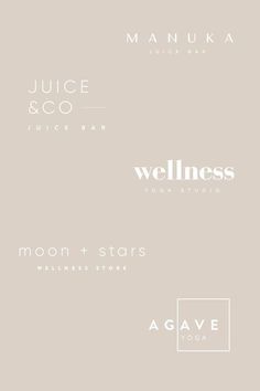 Modern logo design Juice Bar Logo, Co Logo Design, Yoga Studio Logo, Typographie Logo, Logos Photography, Minimal Logos, Logos Retro, Inspiration Logo Design, Yoga Branding