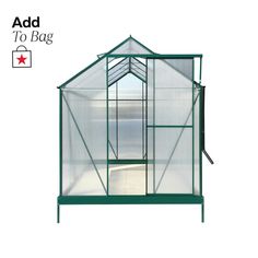 in stock Aluminium Greenhouse, Polycarbonate Greenhouse, Greenhouse Kit, Rain Gutters, Green House, Plant Growth, Kit Homes, Backyard Garden, Walk In