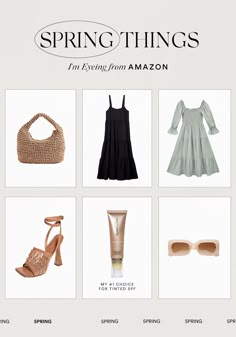 Spring Things I’m Eyeing From Amazon Ootd Layout, Spring Moodboard, Film Camera Photography, Lookbook Design, Banner Design Inspiration, Spring Things, Magazine Layout Design