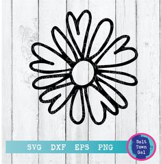 the svg dxf files are ready to be used for this flower design