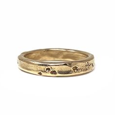 Raw Bronze 1/8' wide, great for stacking Great unisex ring