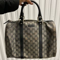 Monogram Gucci Handbag Purse Monogram Gucci, Gucci Handbag, Bags Gucci, Gucci Handbags, Gucci Bags, Handbag Purse, Gucci Bag, Limited Time, Black Gray