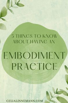 text pin that says 5 things to know about having an embodiment practice Feminine Embodiment Practices, Somatic Practice, Embodiment Practices, Womb Wisdom, Handling Emotions, Somatic Experiencing, Theta Healing, Breath Work