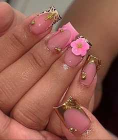 Pink Bedroom Decor, Nail Jewelry, Brown Nails, Square Acrylic Nails, Luxury Nails, Nail Bar, Cute Acrylic Nails, Nails Inspo