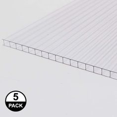 the bottom half of a white plastic sheet