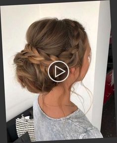 ▷gorgeous hairstyle inspiration... Prom Hair Up, Peinados Hair Styles, Grey Hair Transformation, Hairstyles For Wedding, Bridesmaid Hair Medium Length, Up Dos For Prom, Hoco Hair Ideas Updo Hairstyle, Hoco Hair Ideas Short, Hoco Hair Ideas Down