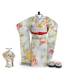 Sun Blossom Doll Kimono Obi Sash, Lol Doll, Kimono Obi, Doll Things, Satin Kimono, Japanese Dress, Beautiful Kimonos, American Girl Dolls, Madame Alexander Dolls