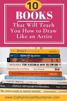 the top ten books that will teach you how to draw like an artist by cathydrah buchan