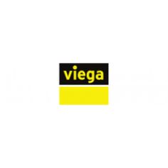 a yellow and black sign that says viega on it's left hand side