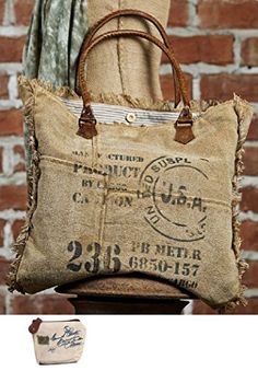 Buckle Bag, Western Rustic, Recycle Bag, Fringe Bags, Boho Bags, Canvas Bags, Recycled Canvas