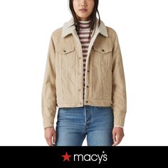 in stock Womens Sherpa Jacket, Corduroy Trucker Jacket, Sherpa Trucker Jacket, Levis Jacket, Jean Jacket Women, Woman Silhouette, Levis Women, Sherpa Jacket, Rachel Zoe