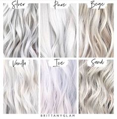 Platinum Vs Icy Blonde, Different Types Of Blonde Hair Shades, Shades Of Platinum Blonde, Icy Ash Blonde Hair, Grey Blonde Hair Color, Bright Dimensional Blonde, Platinum Silver Hair, Icy Blonde Hair Color