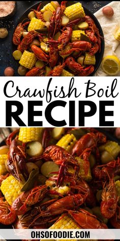 Text reads Crawfish Boil Recipe How To Cook Crawfish, Seafood Boil Seasoning, Crab Boil Recipe, Crawfish Boil Recipe, Cajun Boil, Cajun Seafood Boil, Crawfish Boil Party, Crawfish Recipes, Cajun Crawfish