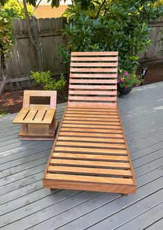 The Pier Lounge Chair | Dock of the Bay Design Dock Furniture, Lounge Chair Diy, Wooden Lounge Chair, Diy Outdoor Seating, Dock Of The Bay, Pool Chairs, Front Yard Garden Design, Adjustable Chairs, Patio Lounge Chairs