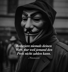 a person wearing a mask with the caption, redacter menaus deien