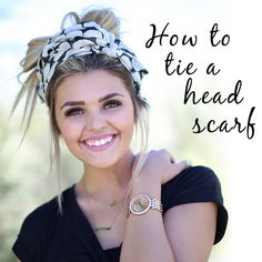 Tie A Head Scarf, Pigtail Hairstyles, Head Hair