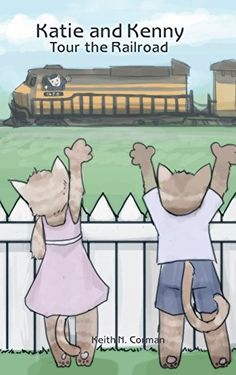 two cats standing next to each other in front of a fence with their hands up