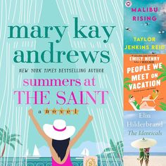 the cover of mary kay andrews's summer at the saint