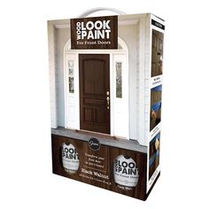 the front door paint kit is open and ready to be put into its new home