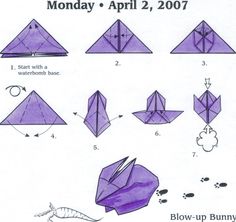 the instructions for how to make an origami dragon