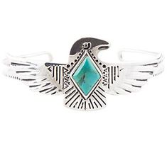 A sleek symbol of renewal and transformation, this sterling silver Phoenix cuff bracelet imparts both inspiration and style. From Barse Jewelry. Artisan Craft, Cuff Bracelet, Phoenix, Silver Bracelet, Jewelry Bracelets, Sleek, Cuff, Turquoise, Bracelet