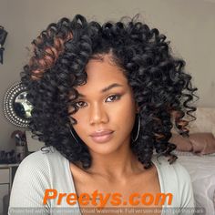 Hairstyles Chic Locks Lounge Where Style Meets Every Strand Preetys.com Jamaican Bounce Crochet Hairstyles, Cute Crochet Hairstyles, Curl Short Bob, Wand Curl Crochet Hair, Hairstyle At Home, Jamaican Bounce Crochet, Bob Crochet, Ocean Wave Crochet Hair