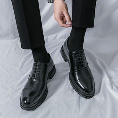 Style Gentleman, Comfortable Work Shoes, Winter Model, Casual Leather Shoes, Oxford Shoes Men, Chelsea Boots Men, Formal Shoes For Men, Mens Formal, Leather Shoes Men