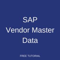 the sap vendor master data manual is shown in this screenshoter image, with text that reads sap vendor master data