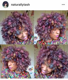 Curly Hair With Colored Ends, Tiny Afro, Natural Hair Lightener, Hair Lightener, Dyed Curly Hair, Pelo Afro, Hairstyle Gallery, Rainbow Hair