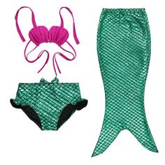 Size: 3t 4t 5t 7 8 Material: 20% Elastane And 80% Polyamide Care: Machine Wash Condition: Brand New Green Mermaid Tail, Mermaid Tail Costume, Girls Mermaid Tail, Mermaid Swim Tail, Mermaid Tails For Kids, Mermaid Swimsuit, Mermaid Swimming, Mermaid Outfit