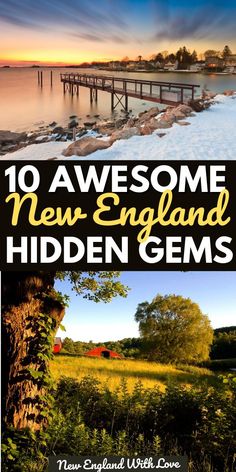 the cover of 10 awesome new england hidden gems