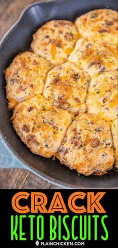 Baked Biscuits, Cheese Mozzarella, Egg Diet Plan, Keto Biscuits, Dried Parsley, Boiled Egg Diet, Keto Cooking, Keto Recipes Dinner, Keto Bread