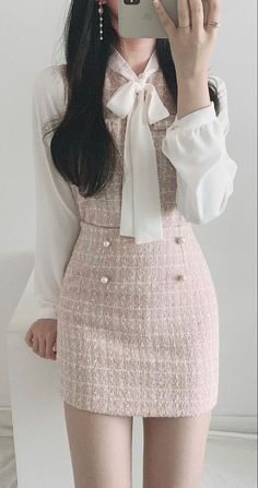 Random Outfits, Korean Casual Outfits, Kawaii Fashion Outfits, Korean Fashion Dress, Elegante Casual, Estilo Preppy, Korean Girl Fashion, Looks Chic, Kpop Fashion Outfits