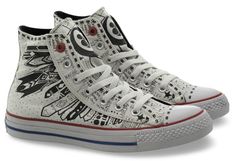 Converse Design, Red Chucks, Painted Shoes Diy, Sophie Buhai, New Converse, Red Sneakers, Diy Shoes, Designer Sneakers, Converse All Star