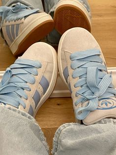 Shoe Inspo Aesthetic, Campus 00s Blue, Adidas Campus 00s Outfit, Adidas Campus Shoes, Campus Shoes, Campus 00, Campus Adidas, Cute Adidas Shoes, Pretty Sneakers