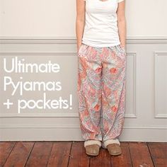 Add Pockets to your Ultimate Pyjamas Sewalong: Bonus Pocket Pattern Pi Pajama Pants With Pockets Pattern Free, Easy Sewing Patterns Free Pajama Pants, Plus Size Pajama Pants Pattern Free, Sewing Pajama Pants Free Pattern, Pajama Pants Pattern Free Women, Pajama Pants Pattern Free Printable, Pajama Bottoms Pattern, Pj Pants Sewing Pattern, Pyjamas Pattern Free