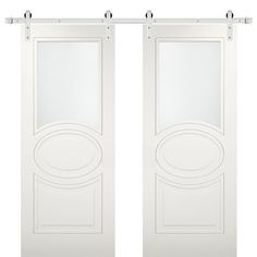 an image of two white doors on a white background