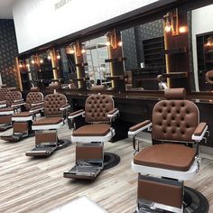 the salon is clean and ready for customers to use