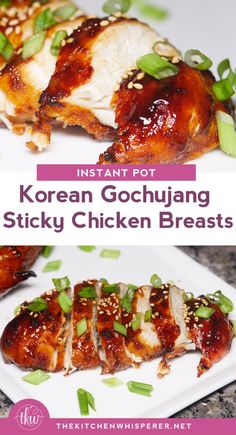 Instant Pot Korean, Sticky Chicken Recipe, Wings Chicken, Korean Chicken, Sticky Chicken