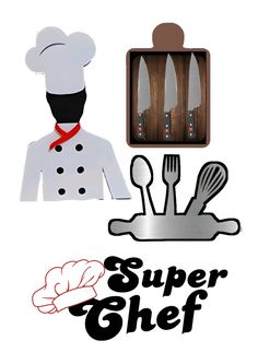 an advertisement for a restaurant called super chef