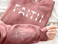 Printing Designs On T Shirts, Christian Tshirt Design Ideas Vinyl, Christian Cricut Projects, Christian Crafts To Sell, Christian Tshirt Design Ideas, T Shirt Printing Ideas, Unique T Shirt Designs, Faith Quotes Christian