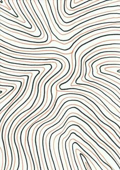 an abstract background with wavy lines in orange and black on a white background, suitable for wallpaper or fabric