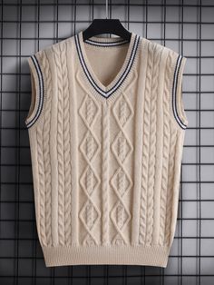 Gents Sweater, Men Knitwear, Men Mode, Sweater Vest Mens, Beach Boys, Knitted Vest, Knitwear Men